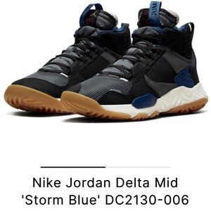 Nike Jordan Delta Mid “storm blue” basketball shoes